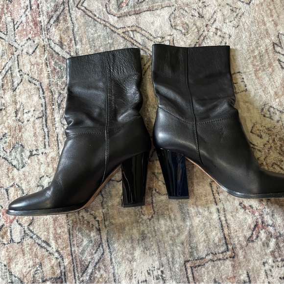 Jimmy Choo Music Stretch-Shaft Mid-Calf Boot in Black Leather Women’s Size EU 39 - Picture 8 of 15